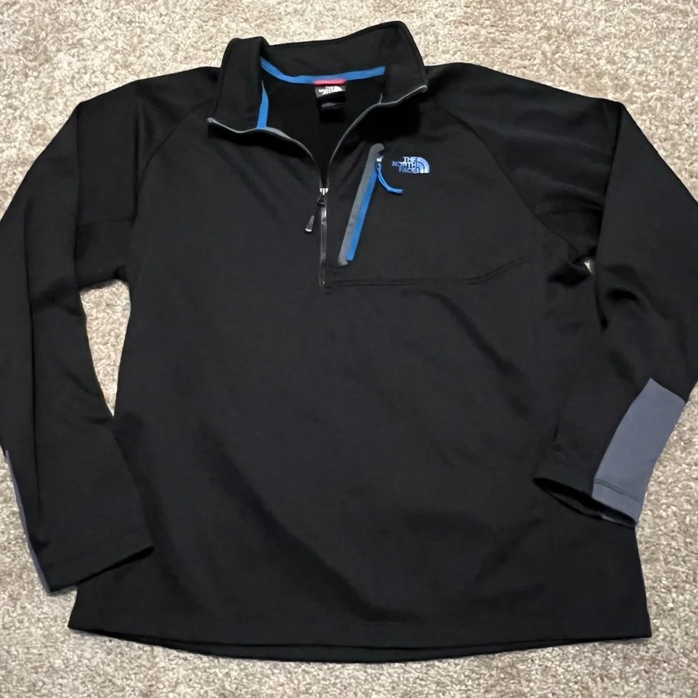 Nike men’s 1/4 zip black pullover XL‎